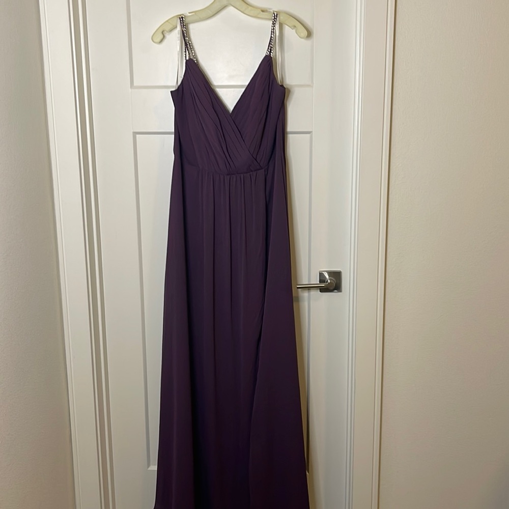 David’s Bridal Bridesmaid Dress - Plum